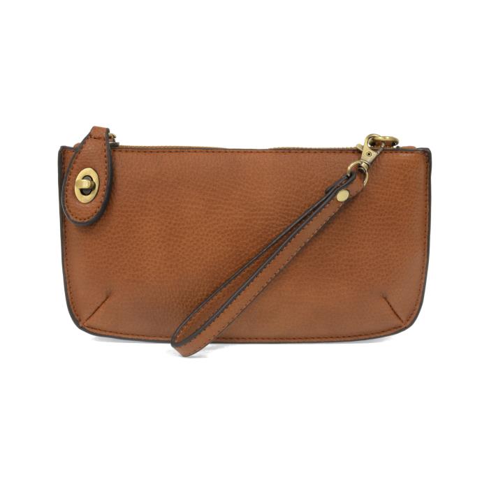 Joy Susan Vegan Leather Mini Crossbody Wristlet Clutch - Multiple Colors