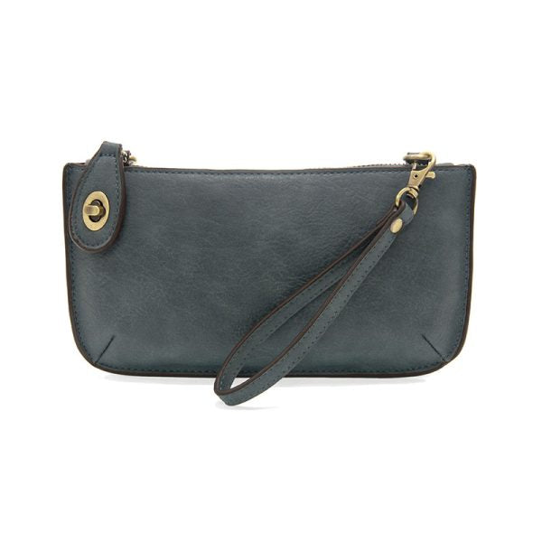 Joy Susan Vegan Leather Mini Crossbody Wristlet Clutch - Multiple Colors