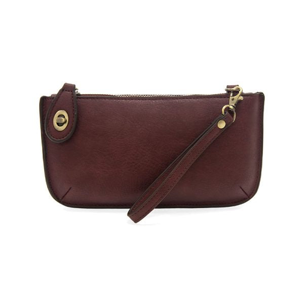 Joy Susan Vegan Leather Mini Crossbody Wristlet Clutch - Multiple Colors