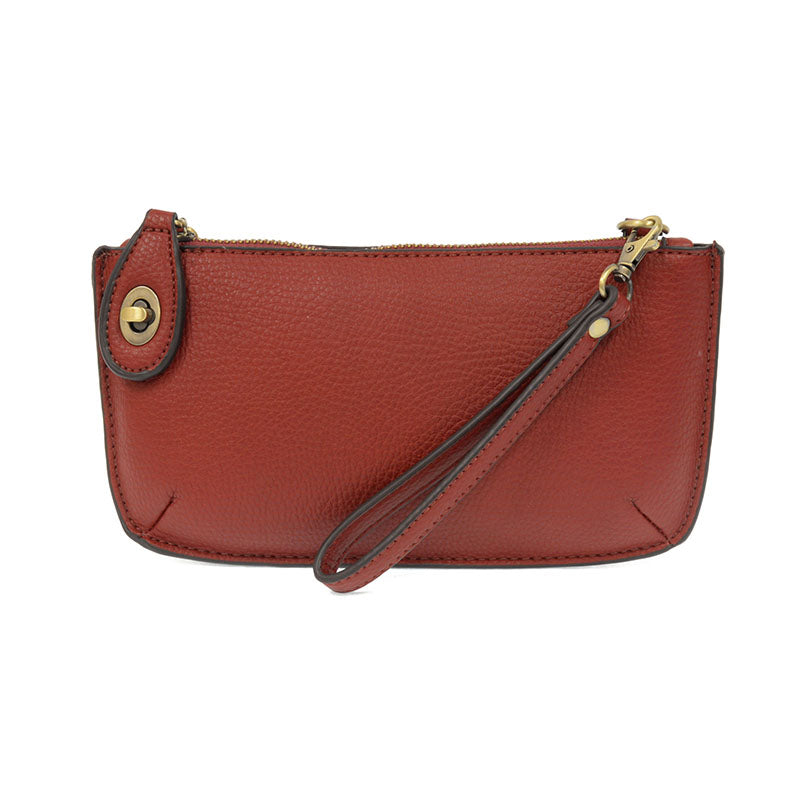 Joy Susan Vegan Leather Mini Crossbody Wristlet Clutch - Multiple Colors