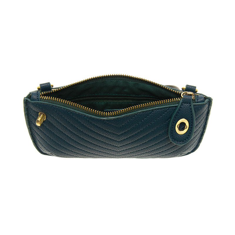 Joy Susan Vegan Leather Quilted Mini Crossbody Wristlet Clutch - Multiple Colors
