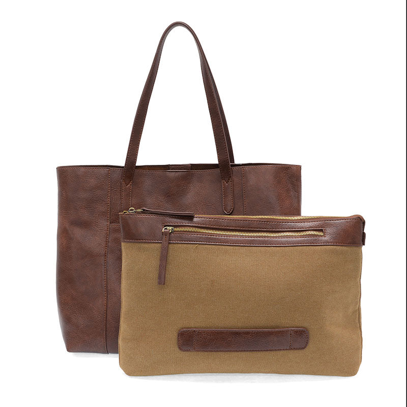 Joy Susan Vegan Leather Sondra Laptop Tote - Multiple Colors