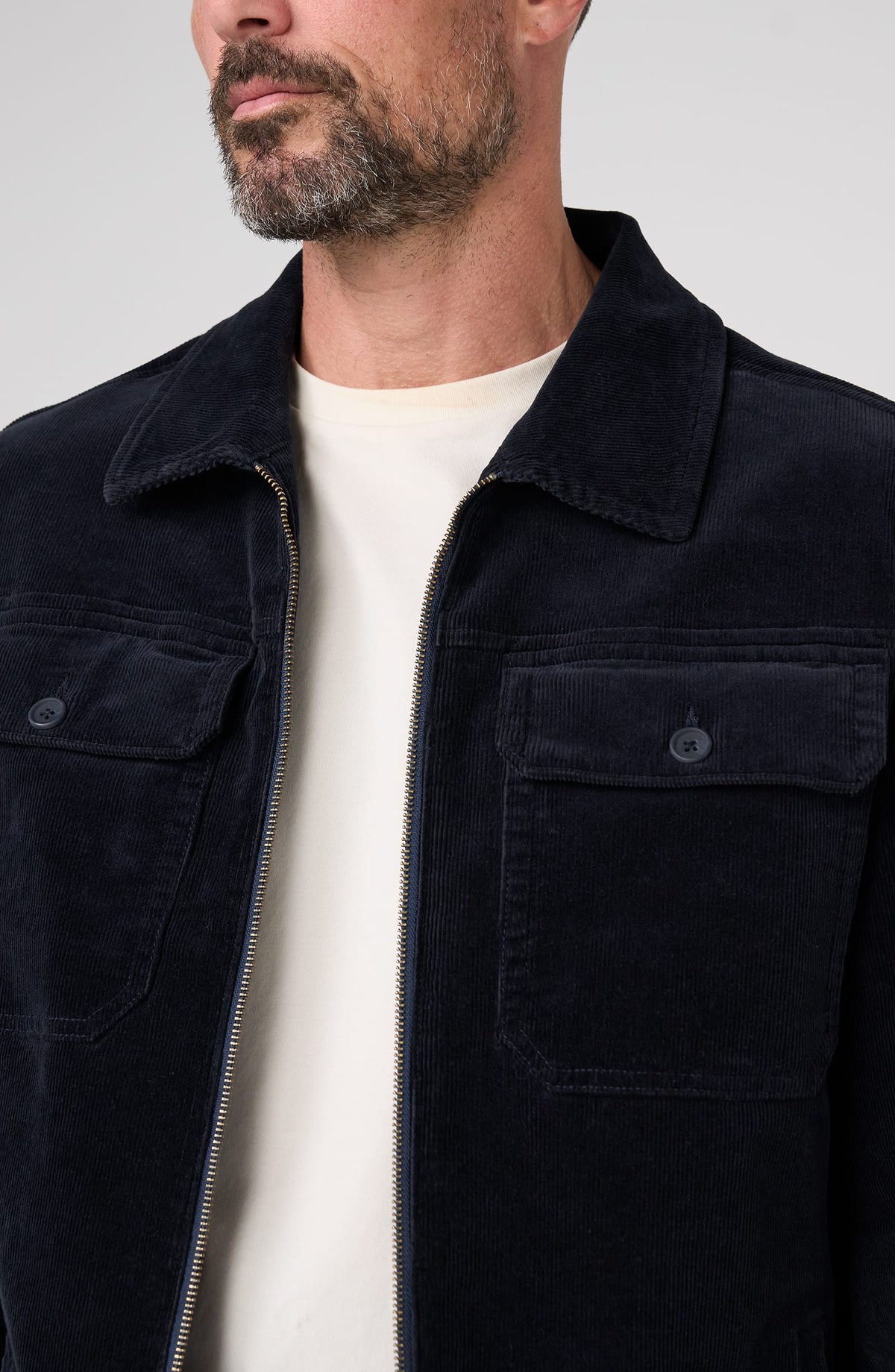 Liverpool Men's Men's Coats & Jackets Liverpool Men's 2 Way Zip Corduroy Jacket Liverpool Men's 2 Way Zip Corduroy Jacket
