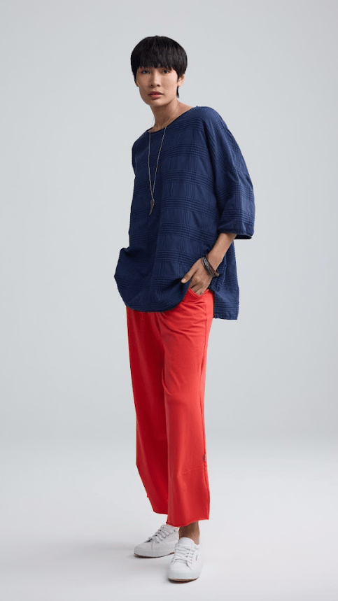 Luukaa Tops Luukaa Grid Caftan Top 32770270 Luukaa Grid Caftan Top