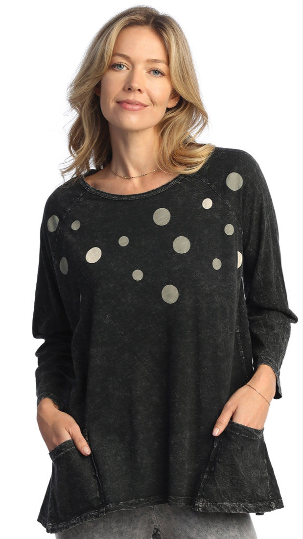 Jess & Jane Mineral Wash Swing Top - Multiple Colors / Prints