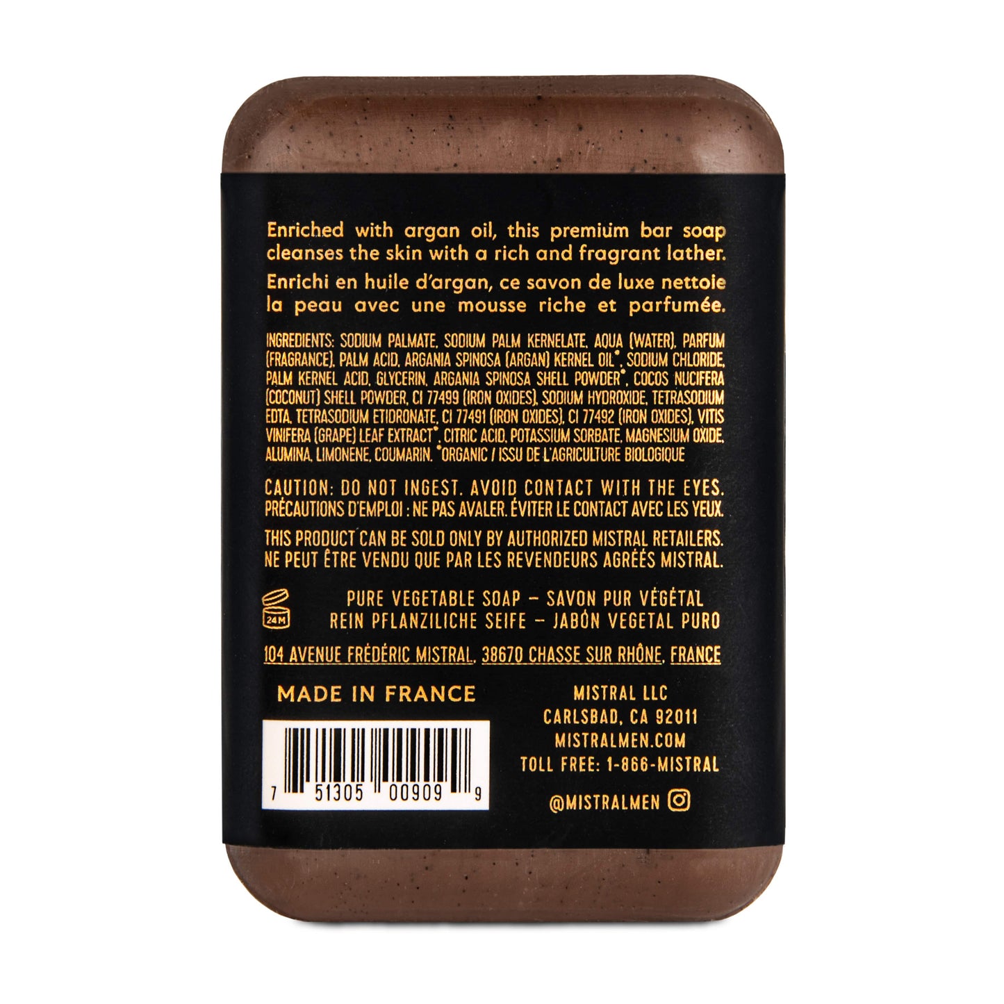 Mistral Pour Homme For Men Men's Skincare Mistral Men's Travel Size Bar Soap - Multiple Scents Mistral Men's Travel Size Bar Soap - Multiple Scents
