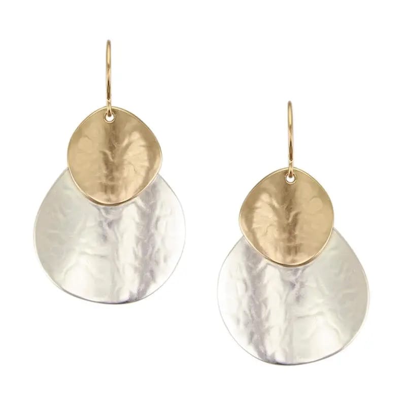 Marjorie Baer Earrings Marjorie Baer Medium Organic Polka Dots Wire Earrings - E1668DW Marjorie Baer Medium Organic Polka Dots Wire Earrings - E1668DW