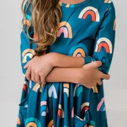 Mila & Rose Children's Clothing Mila & Rose Pocket Twirl Dress - Multiple Colors 40421086 Mila & Rose Pocket Twirl Dress - Multiple Colors