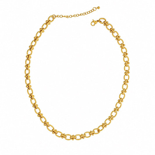 Joy Susan Necklaces Mini Cable and Barbell Chain Necklace - Multiple Metals 04224478 Mini Cable and Barbell Chain Necklace - Multiple Metals
