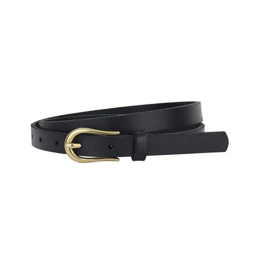 Most Wanted Belts Leather Basic Skinny Equestrian Buckle Belt - Multiple Colors 72805086 Leather Basic Skinny Equestrian Buckle Belt - Multiple Colors
