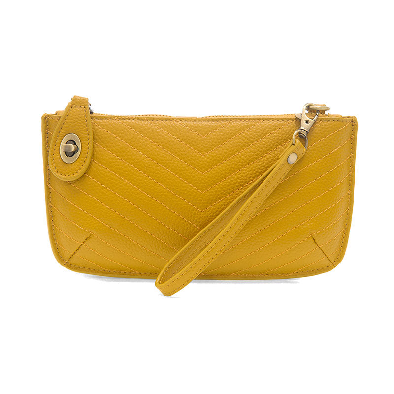 Joy Susan Vegan Leather Quilted Mini Crossbody Wristlet Clutch - Multiple Colors