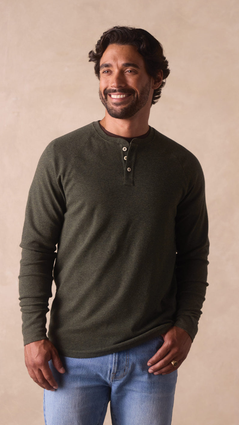 The Normal Brand Puremeso Everyday Henley Shirt - Multiple Colors