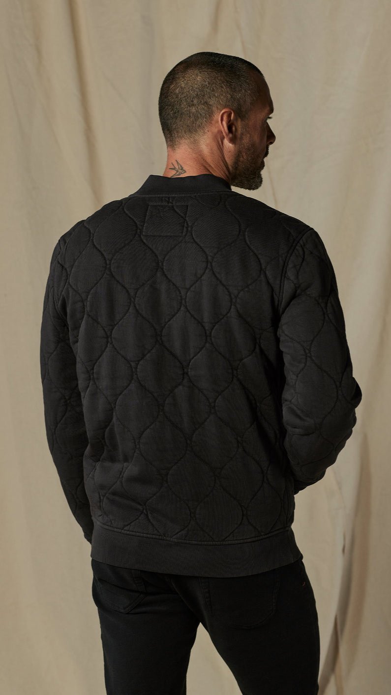 The Normal Brand Quilted Knit Bomber Jacket
