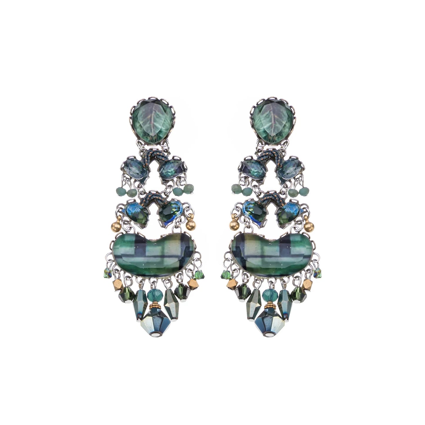 Ayala Bar Emerald Reflection Set Auralis Earrings
