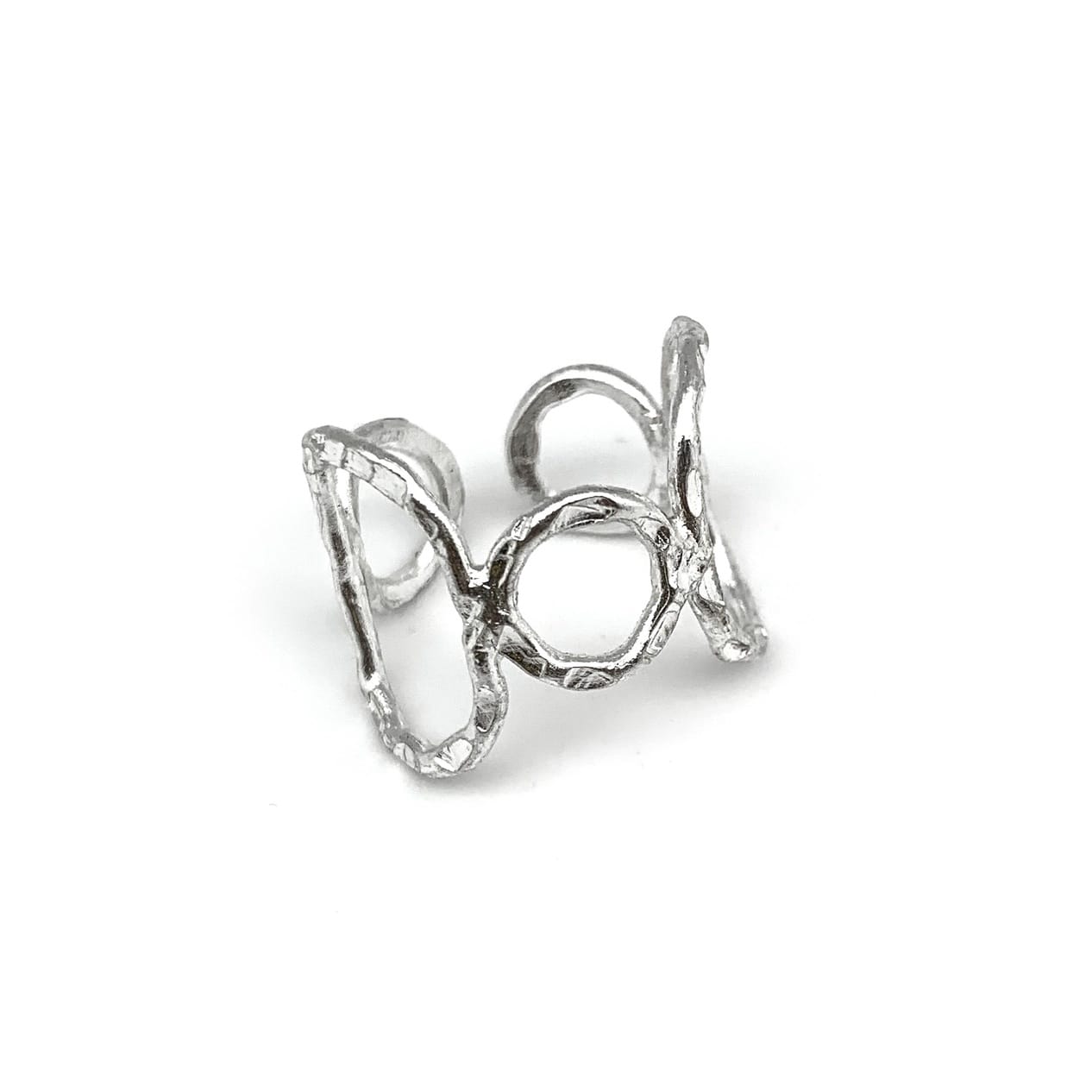 Anju Jewelry Rings Anju Jewelry Silver Abstract Circle Ring 18954206 Anju Jewelry Silver Abstract Circle Ring