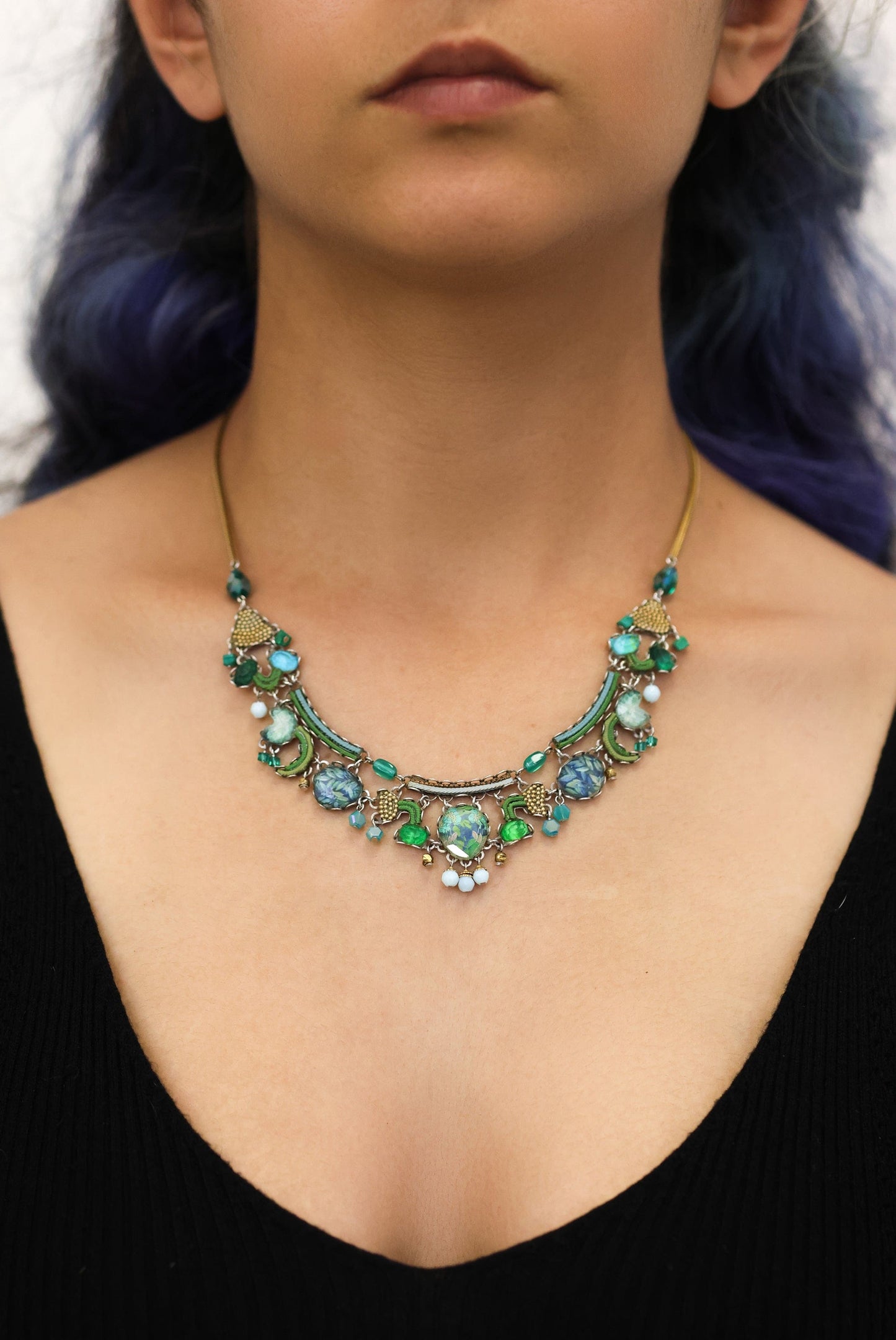 Ayala Bar Necklaces Ayala Bar Arden Green Meadow Necklace 93514718 Ayala Bar Arden Green Meadow Necklace