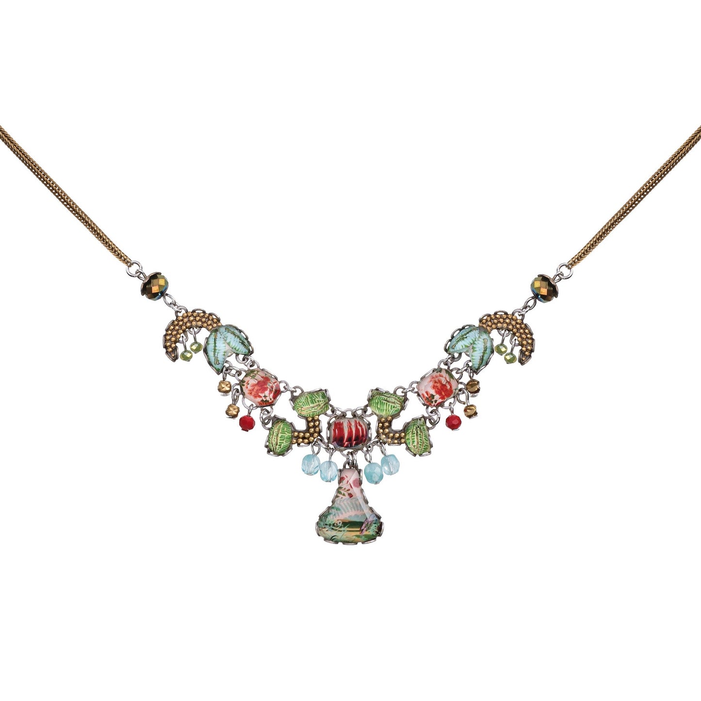 Ayala Bar Miarigold Flower Garden Necklace
