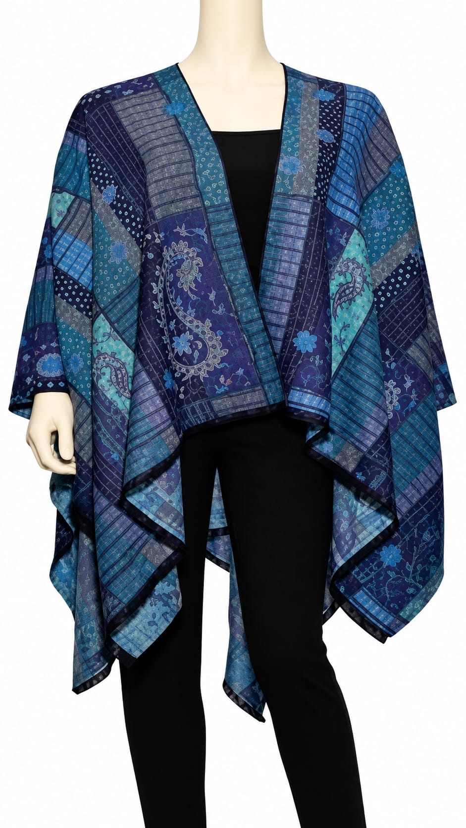 Rapti Scarves Scarves Rapti Cashmere Ruana - Multiple Prints 20272862 Rapti Cashmere Ruana - Multiple Prints