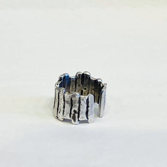 Volare Rings Volare Turkish Silver Adjustable Ring - #4BR81S 71032798 Volare Turkish Silver Adjustable Ring - #4BR81S