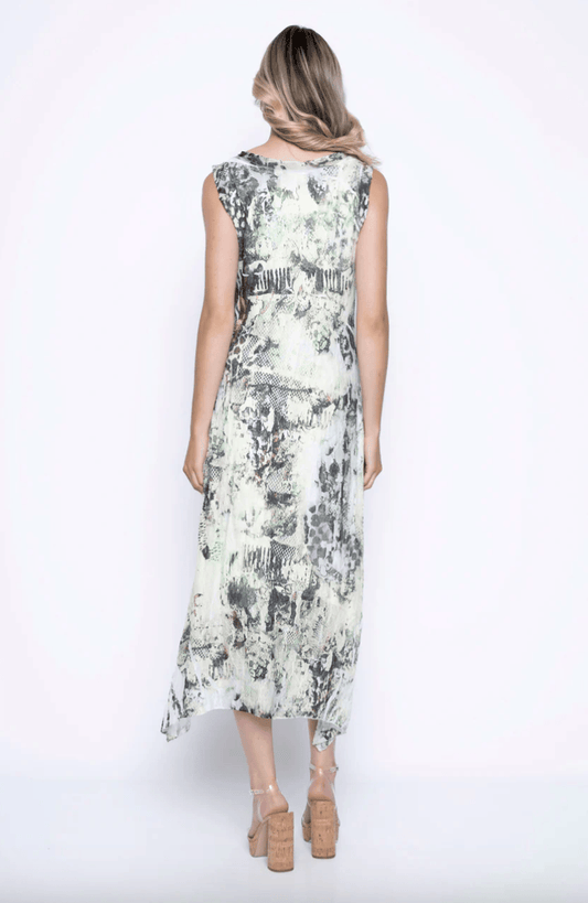 Picadilly Dresses Picadilly Sleeveless Burnout Dress Picadilly Sleeveless Burnout Dress