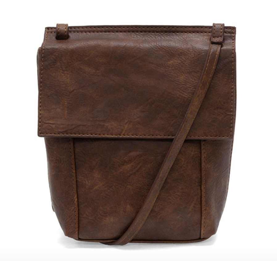 Joy Susan Vegan Leather Jensy Front Flap Crossbody - Multiple Colors