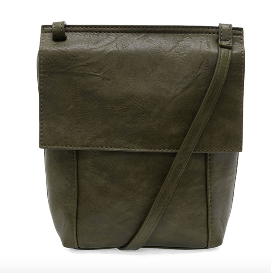 Joy Susan Vegan Leather Jensy Front Flap Crossbody - Multiple Colors