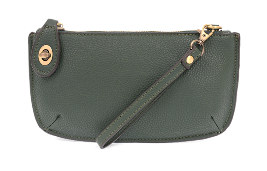 Joy Susan Vegan Leather Mini Crossbody Wristlet Clutch - Multiple Colors