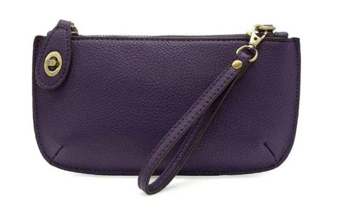 Joy Susan Vegan Leather Mini Crossbody Wristlet Clutch - Multiple Colors