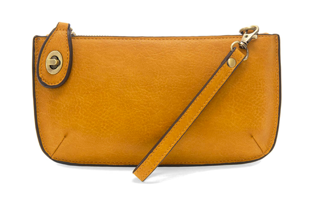 Joy Susan Vegan Leather Mini Crossbody Wristlet Clutch - Multiple Colors