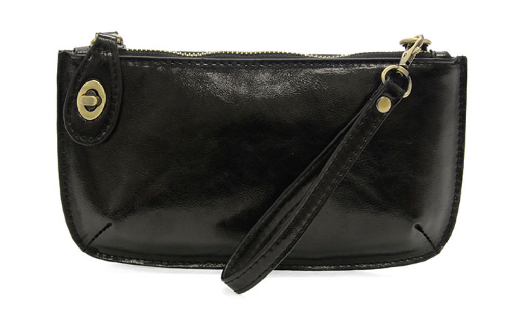 Joy Susan Vegan Leather Mini Crossbody Wristlet Clutch - Multiple Colors