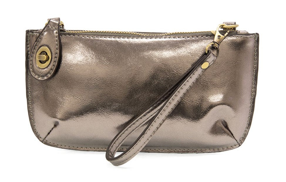 Joy Susan Vegan Leather Mini Crossbody Wristlet Clutch - Multiple Colors