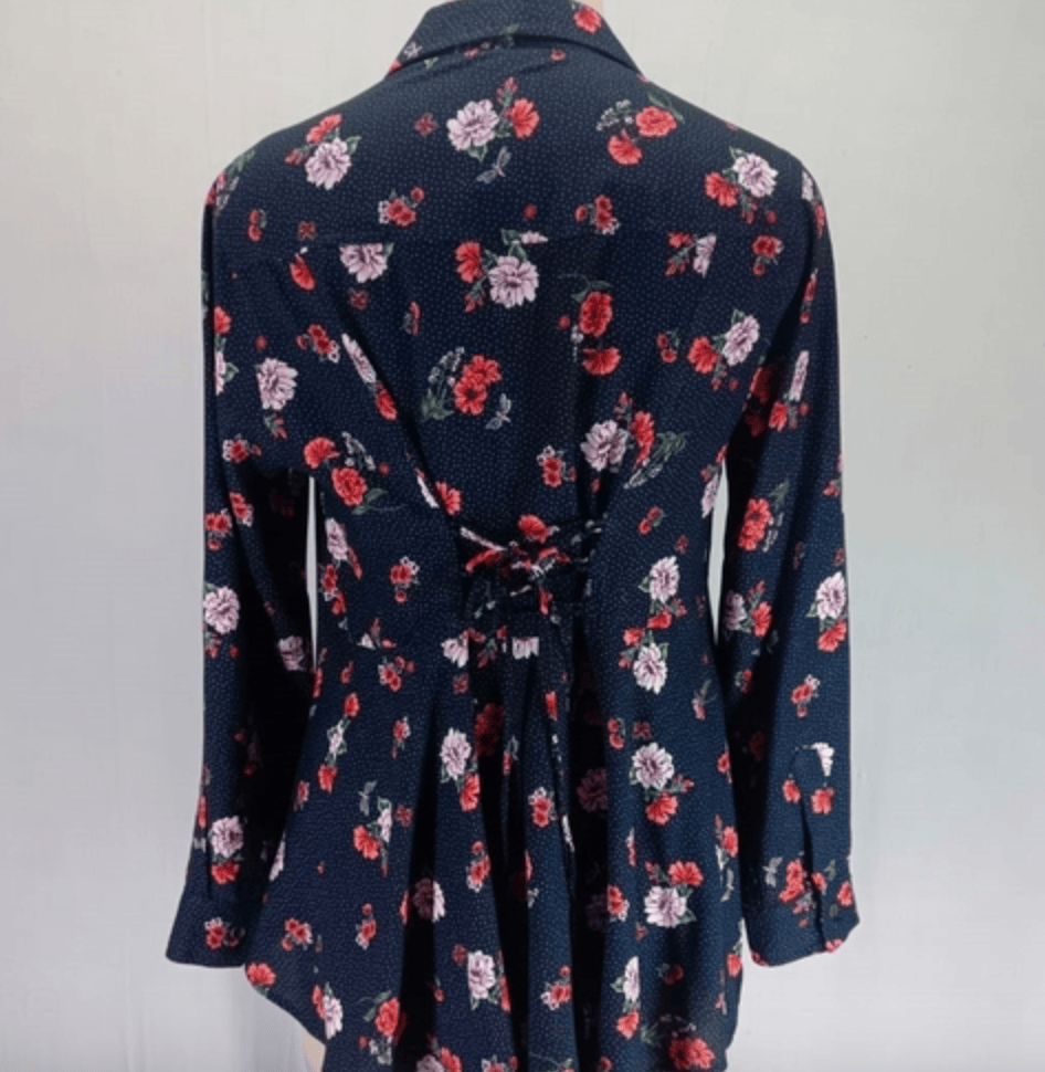 Lola P. Tops Floral Button Down Top Floral Button Down Top