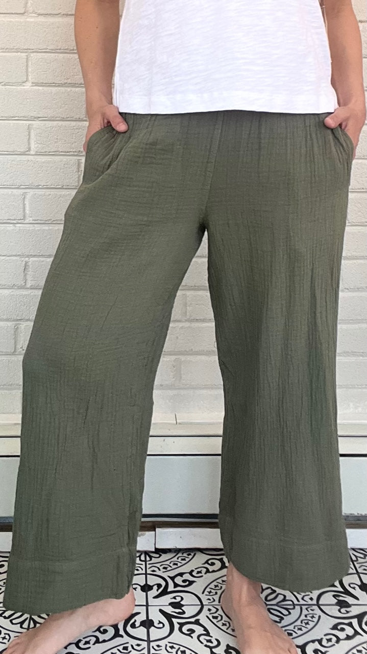 Shannon Passero Cotton Gauze Reyana Pant - Multiple Colors