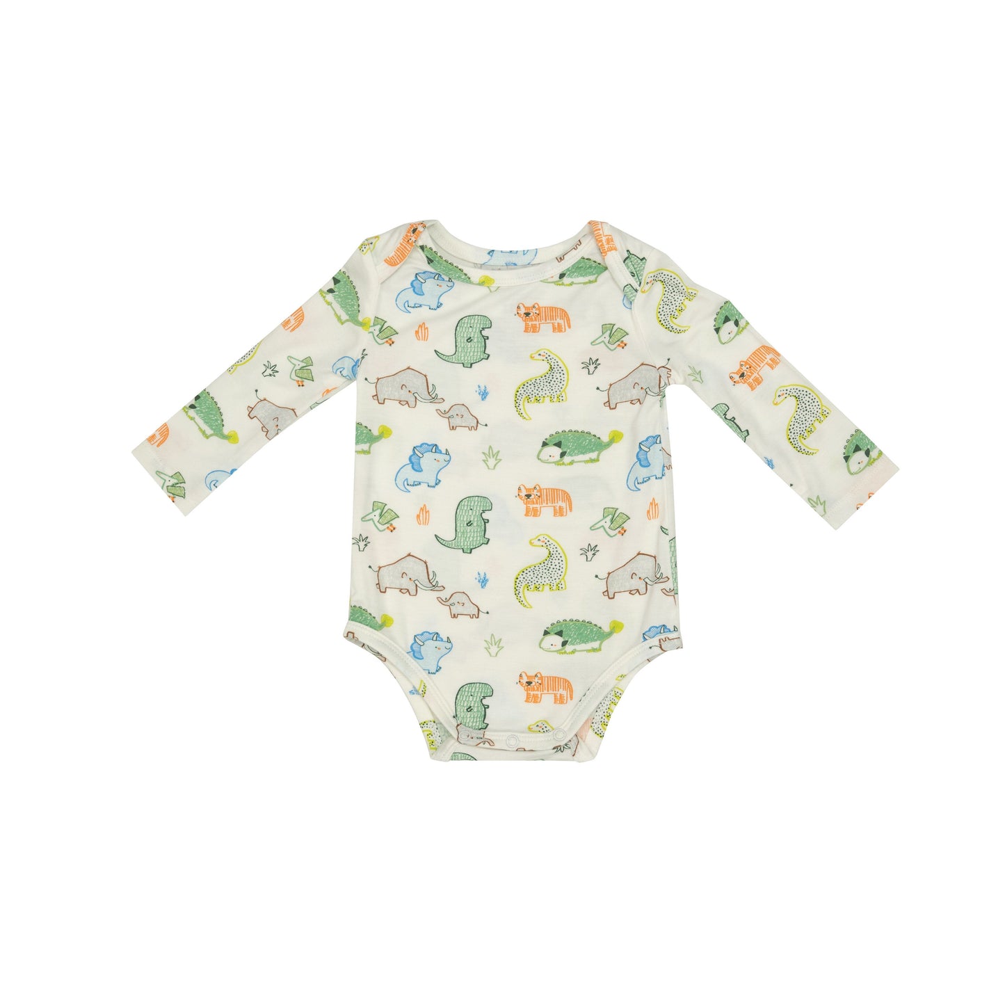 Angel Dear Long Sleeve Bamboo Bodysuit - Multiple Prints