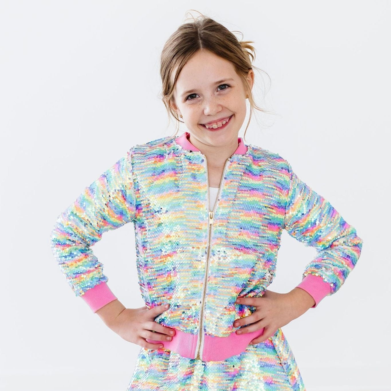 Mila & Rose Children's Clothing Mila & Rose Sprinkles Flip Sequin Jacket Mila & Rose Sprinkles Flip Sequin Jacket