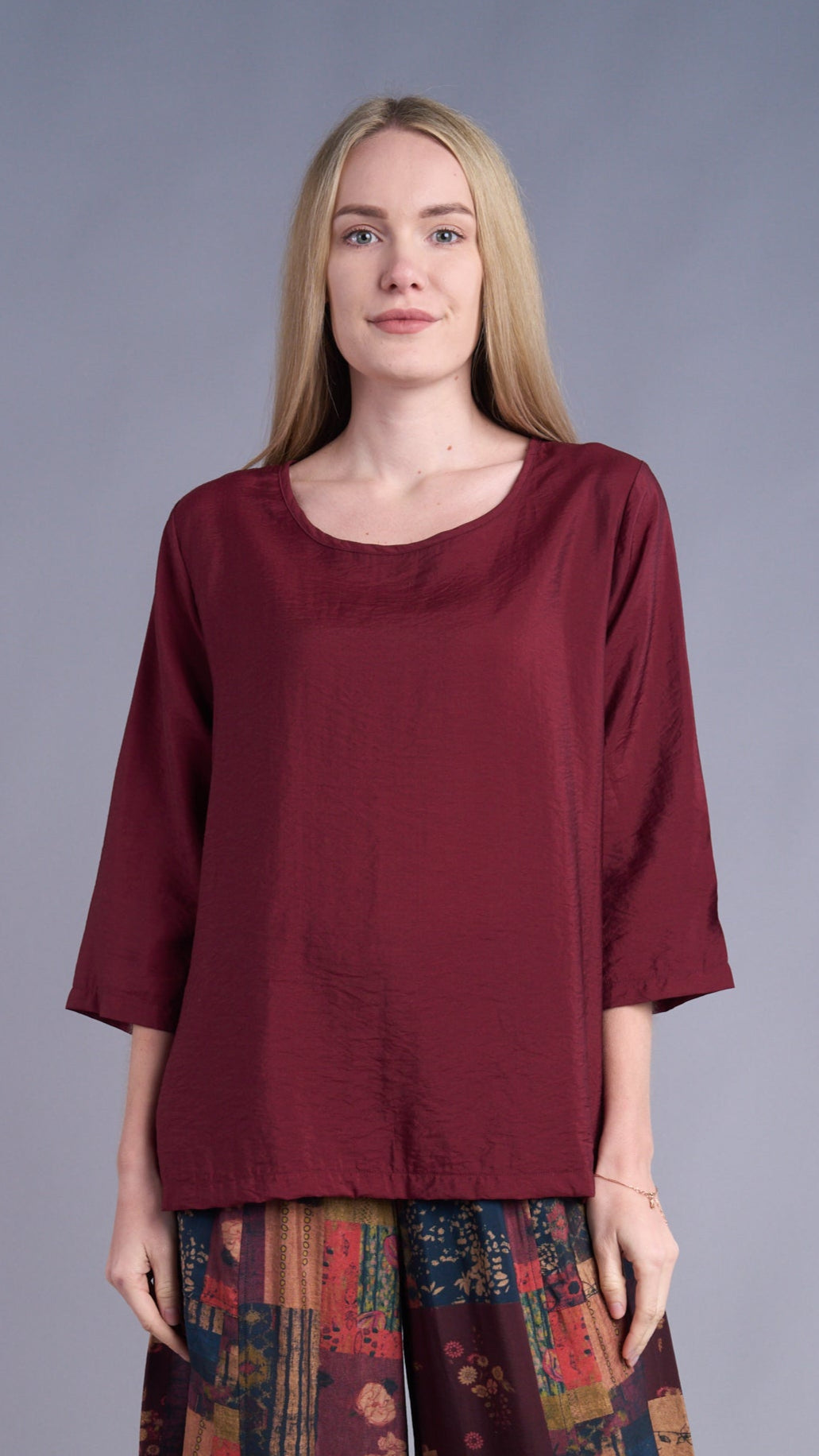 Shana Apparel Parachute 3/4 Sleeve Pullover - Multiple Colors