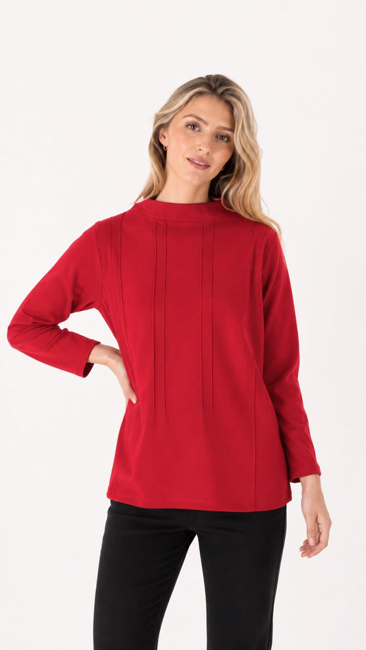 Trisha Tyler Sweaters Trisha Tyler Self Embroidered Plaid Detail Sweater - Multiple Colors 24343774 Trisha Tyler Self Embroidered Plaid Detail Sweater - Multiple Colors