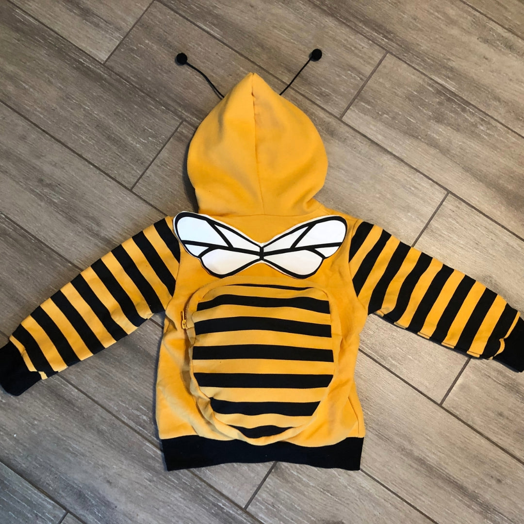 Doodle Pants Buzz the Bee 3D Backpack Hoodie