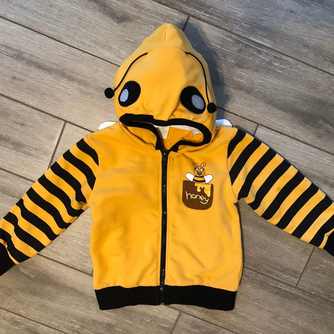 Doodle Pants Children's Clothing Doodle Pants Buzz the Bee 3D Backpack Hoodie Doodle Pants Buzz the Bee 3D Backpack Hoodie