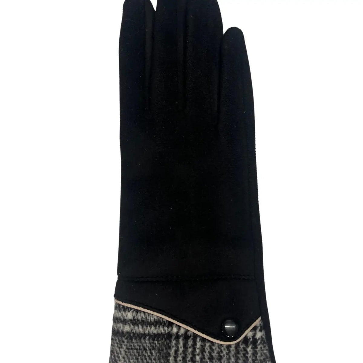 Marcus Adler Gloves Vegan Suede Plaid Gloves Vegan Suede Plaid Gloves
