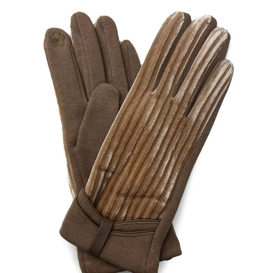 Marcus Adler Gloves Velvet Ribbed Talia Gloves - Multiple Colors Velvet Ribbed Talia Gloves - Multiple Colors