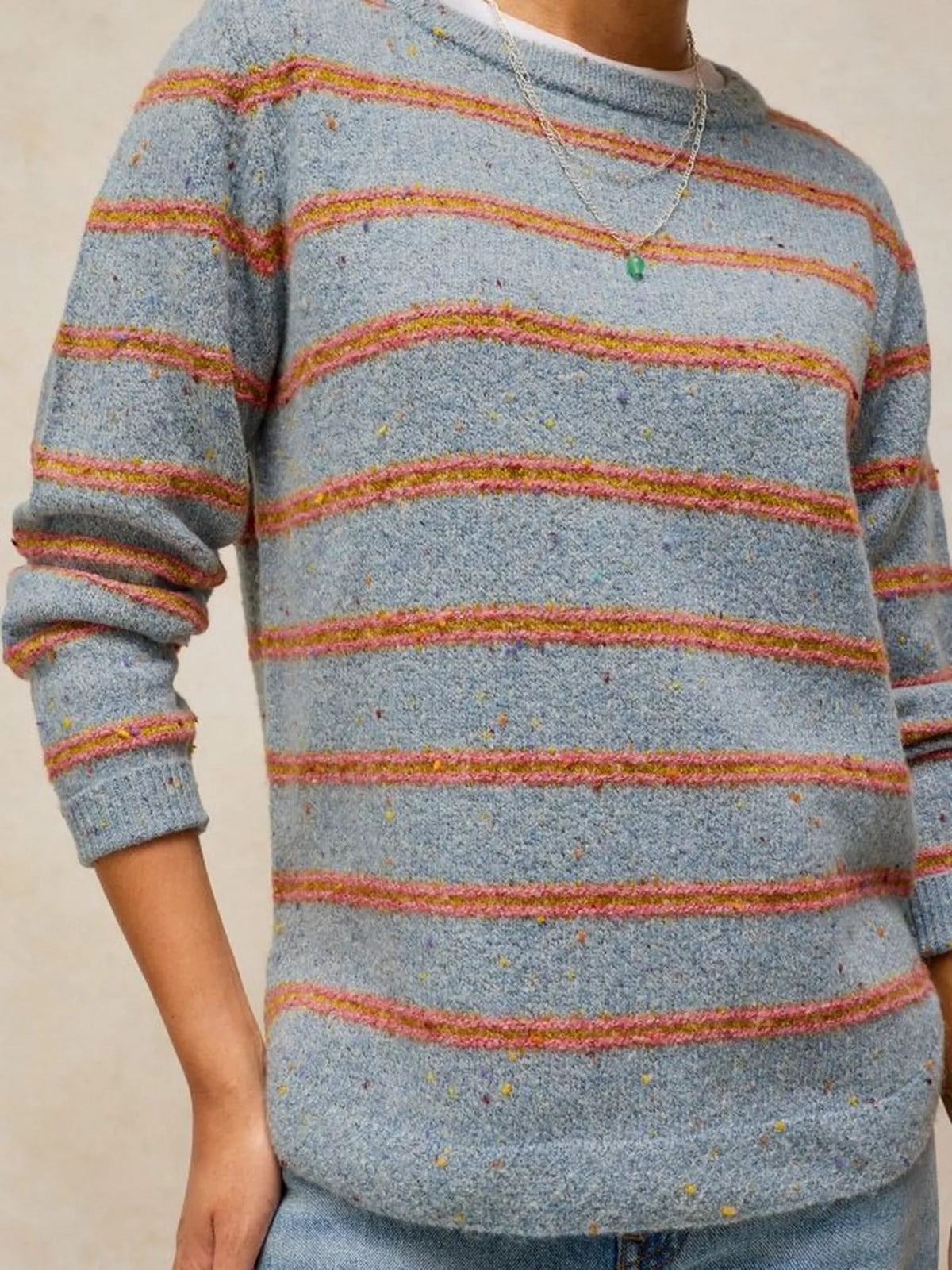 White Stuff Sweaters Talia Nep Stripe Jumper Talia Nep Stripe Jumper