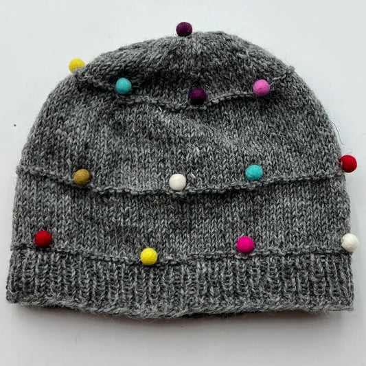 Yak & Yeti Hats Wool Pom Pom Hat - Multiple Colors Wool Pom Pom Hat - Multiple Colors