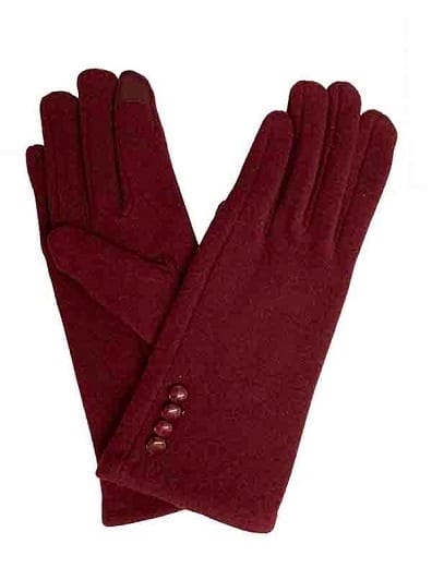 J & X Gloves Button Detail Touch Screen Gloves - Multiple Colors 53148638 Button Detail Touch Screen Gloves - Multiple Colors