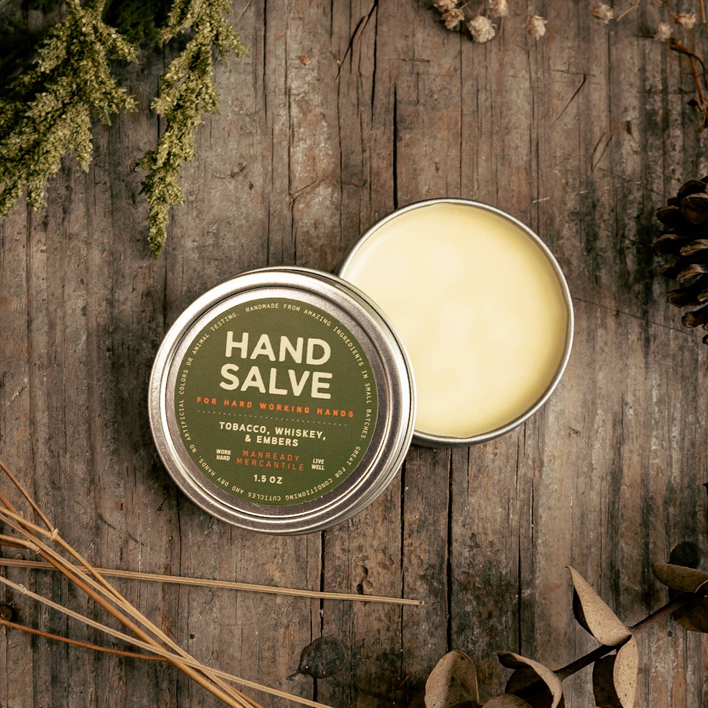 Manready Mercantile Men's Skincare Manready Mercantile 1.5oz Hand Salve Moisturizer - Multiple Scents Manready Mercantile 1.5oz Hand Salve Moisturizer - Multiple Scents