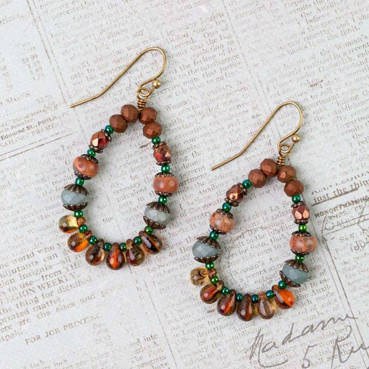 Anne Vaughan Crisp Autumn Statement Earrings