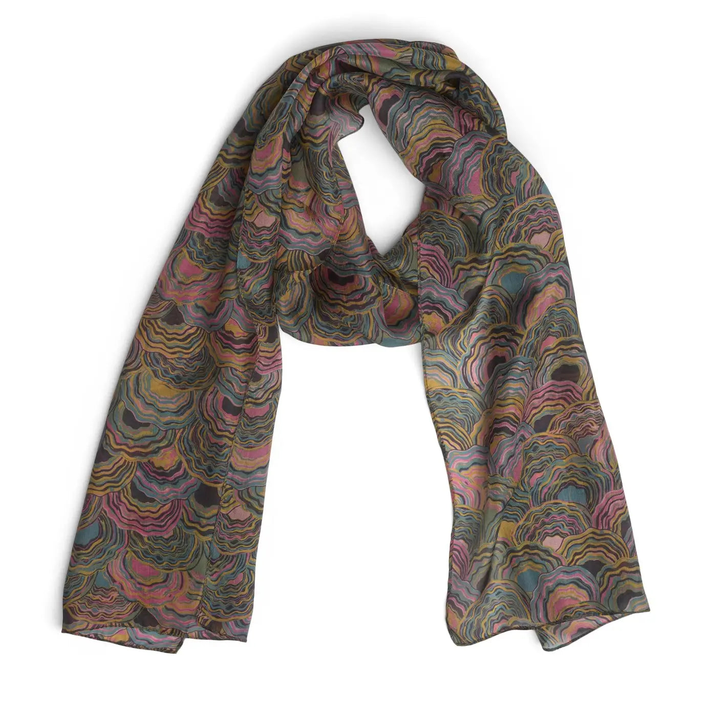 Quintessential Crystal Silk Scarf - Multiple Colors