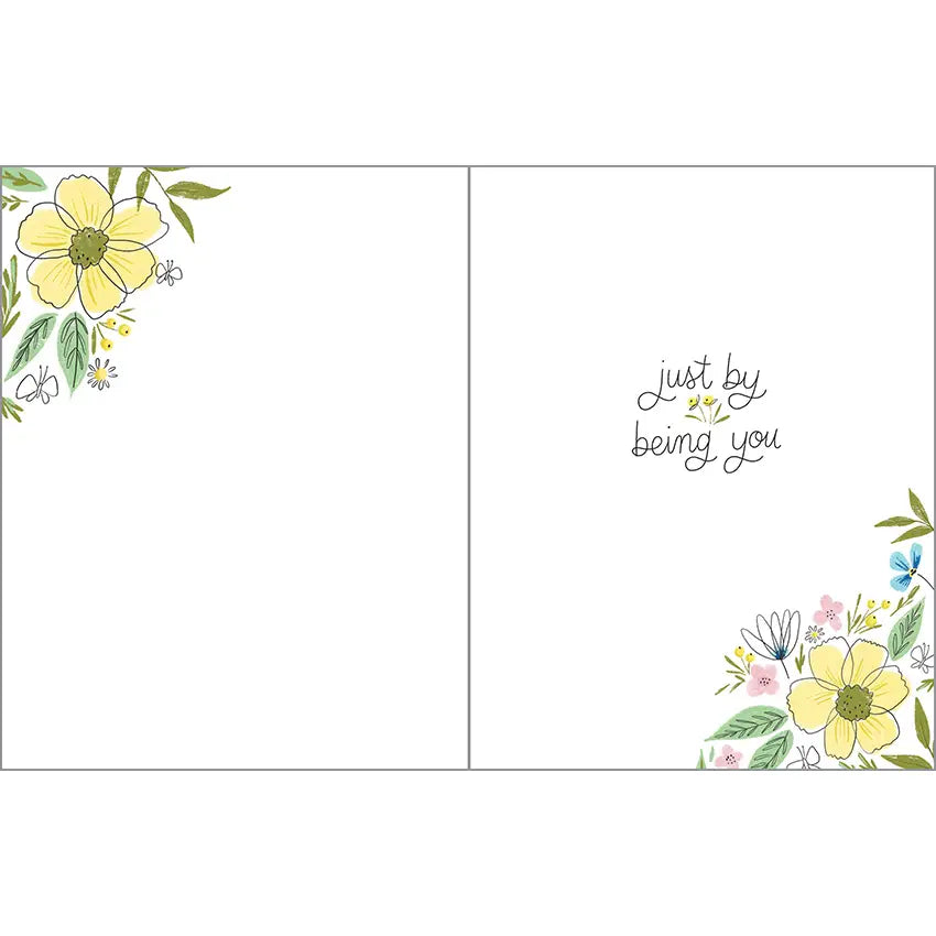 Gina B Designs Cards Yellow Happy Flowers Thinking Of You Greeting Card 91719902 Yellow Happy Flowers Thinking Of You Greeting Card