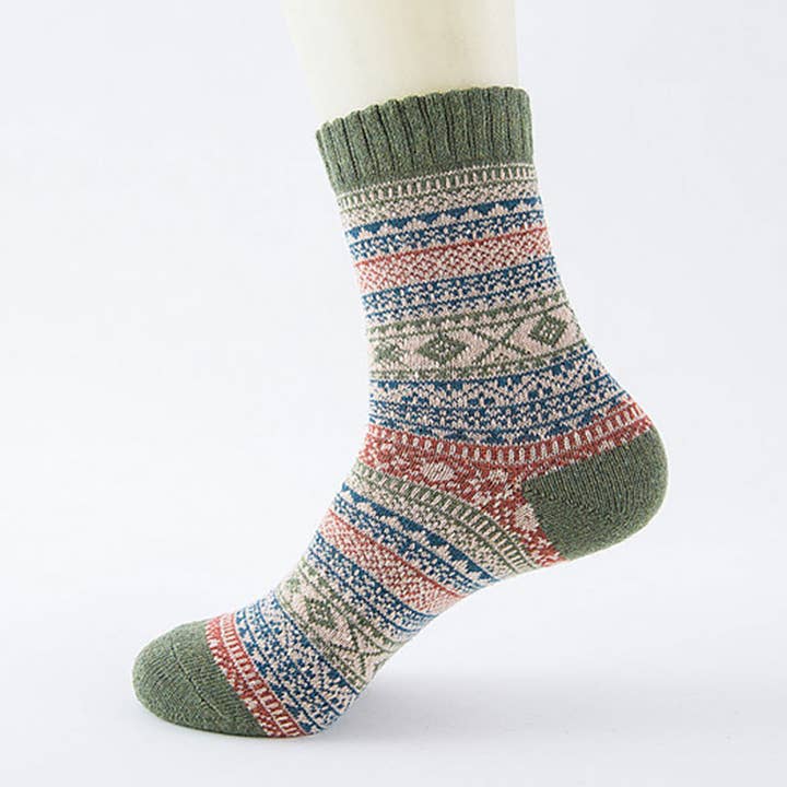 Vintage Crew Socks - Multiple Colors
