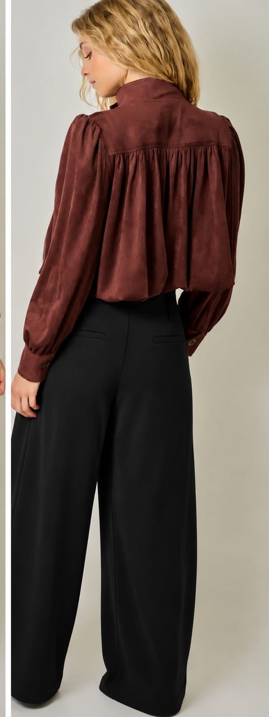 Mystree Jackets Mystree Gathered Blouson Jacket Mystree Gathered Blouson Jacket